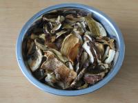 Soak the mushrooms in water....