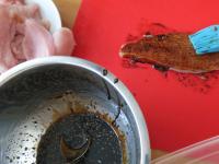 Spread all cutlets with marinade on both sides....