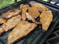... and the other side. Do not grill for a long...