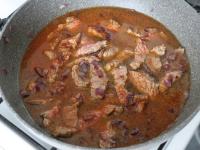 Pour water over the meat and stew covered for 45...