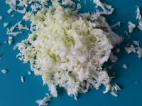 Clean the cabbage, wash and roughly grate. Clean...