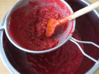 ...through a sieve (Tip: We recommend keeping the...