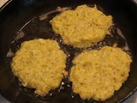 From the dough make pancakes and fry in oil from...