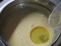Add water, oil and stir....