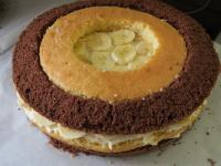 Create the third layer. Big dark circle, medium...