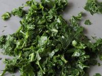 Chop parsley....