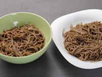 Serve with cooked pasta or rice. Garnish with...