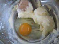 Stir in the egg, ......