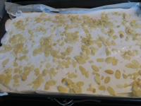 ... and sprinkle with almond flakes. Bake for 10...