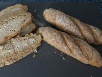 Cut four larger wholemeal rolls lengthwise into...