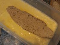 Soak the rolls gradually in the egg milk......