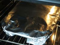 Cover with foil and bake at 670°F (355°C)F...