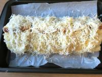 Put it on baking sheet with baking paper....