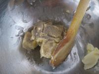 Mix butter with pepper and salt....
