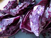 Wash the cabbage, cut it into smaller pieces .....