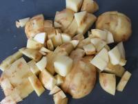 Cut into small cubes....