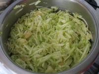 Mix pumpkin with potatoes, salt and stew under the...