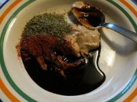 Prepare marinade from the mentioned ingredients....