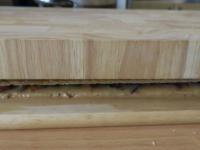 Weight the wafers down and press gently. Let it...