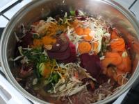 Pour water and bring to a boil....