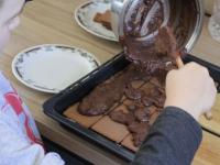 Spread the other half of the pudding ......