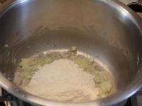 Add flour and fry....