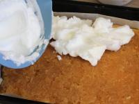 Beat the egg whites until they are foamy....
