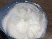 Beat the egg whites until they are foamy....