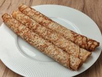 The picture below shows fluffy spelt and egg...