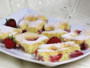 Strawberry sponge cake