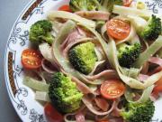 Fettuccine with broccoli