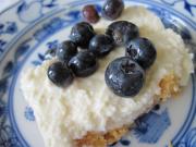 Homemade Cheesecake with Blueberries