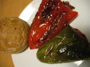 Roasted filled peppers