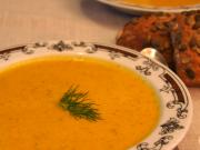 Pumpkin Soup with Sour Cream