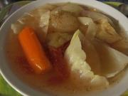 Cabbage fat-burning soup