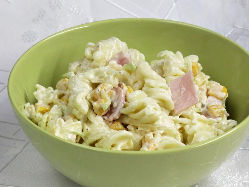 Ham and Cheese Pasta Salad • Recipe