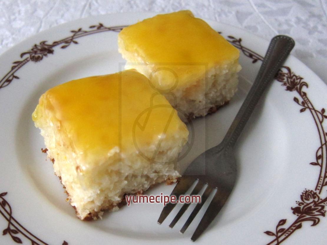 Coconut Cake with Orange Topping • Recipe | yumecipe.com