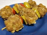 Minced meat skewers