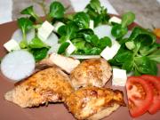 ActiFry grilled chicken breast with salad