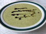 Milk broccoli soup