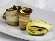 Eggplant and zucchini rolls