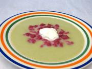 Creamy leek soup