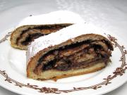 Cocoa and walnut roll