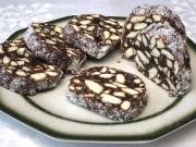 Biscuit Salami with Walnuts and Coconut