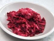Cabbage and beetroot creamy salad