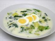 Lettuce Soup with Nettle