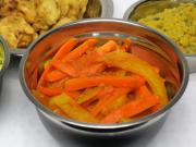 Carrot-potato sabzi in tomato sauce