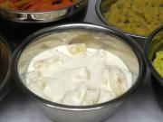 Pineapple sauce with yogurt