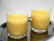 Yogurt drink with apricots