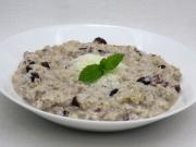Coconut barley porridge